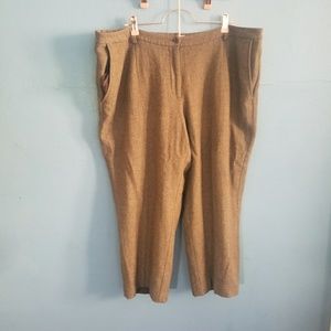 Jessica London brown professional pants. Size 16P
